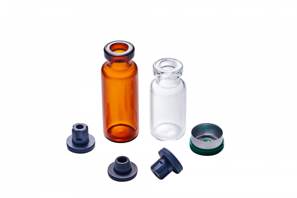 Tubular glass vials (6)