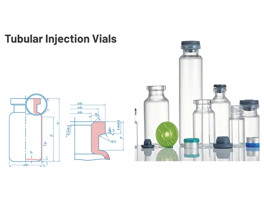 Tubular Injection Vials